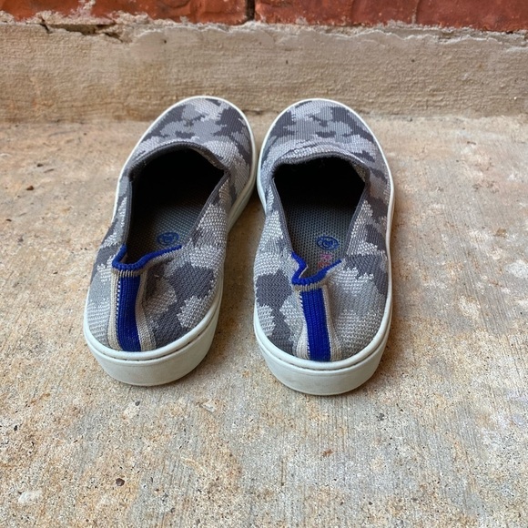 Rothy's Youth 2 Gray Camo Camouflage Slip On Casual Sneakers - Picture 6 of 9